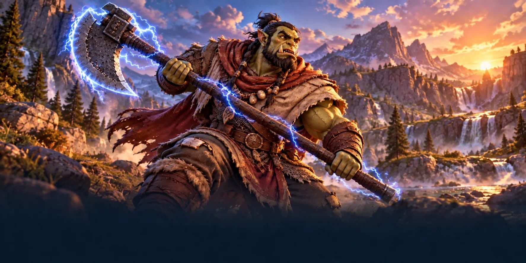 A shaman in action